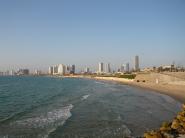 Left: A view Tel Aviv, Israel from Jaffa.