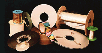 An example of the many available put-ups and materials slit at Metlon Corp., which is known for custom slitting to extreme tolerances.