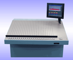 EPG’s KeyColor C economical ink control system provides user-friendly, computerized control of fountain ink keys.