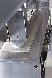 Figure 3. Close up of a patch coating die.