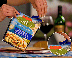 Applications for Torayfan TreaTear films include seafood, chicken, prepared entrees, rice, military MREs, and pet food pouches.