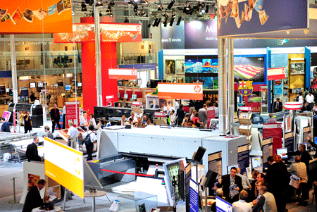 drupa show floor