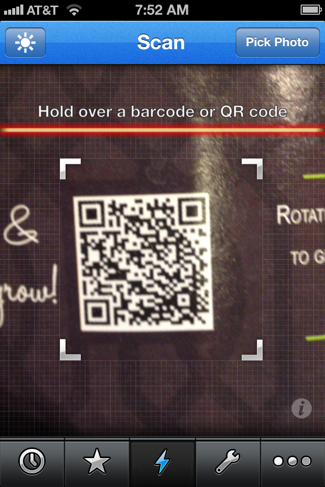 QR Code Scan Image for Manufacturing